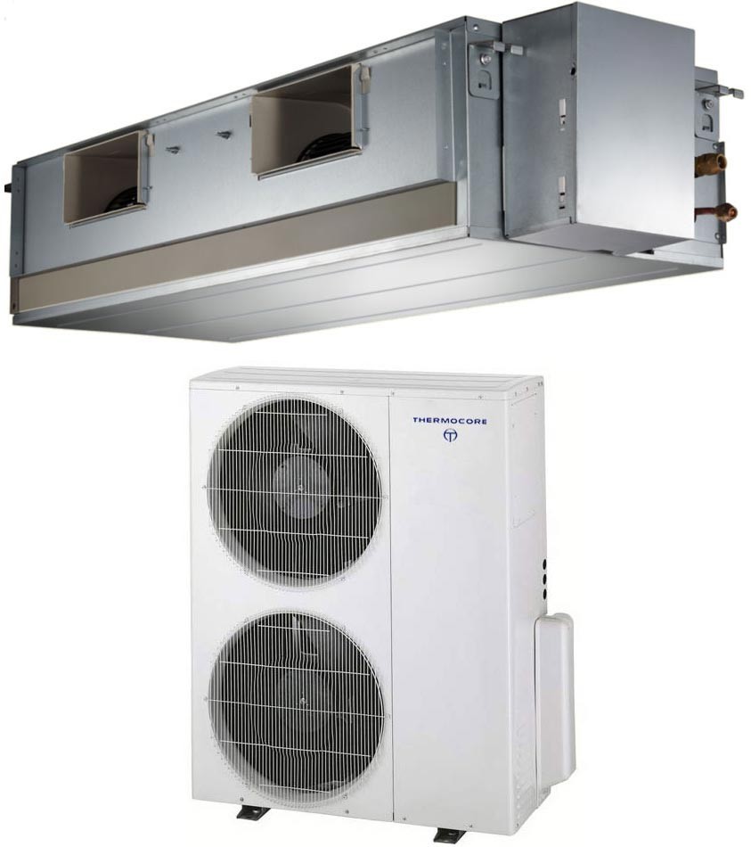 5 TON Mini Split Air Conditioner, Heat Pump , 60000 BTU Concealed Static Duct gallery