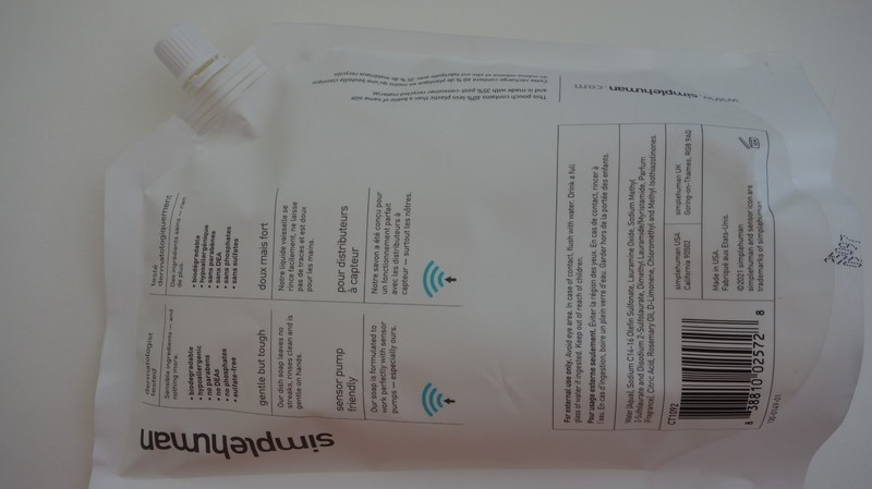 simplehuman Liquid dish soap rosemary thyme34 fl. oz. (1L) Sealed New in Bag gallery