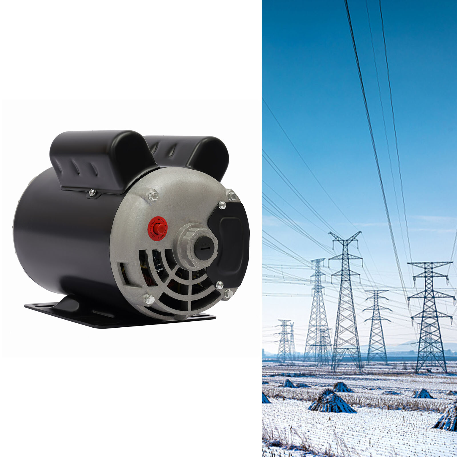 5 Hp Air Compressor Motor With 5/8"shaft For 208-230v,compressor Electric Motor gallery