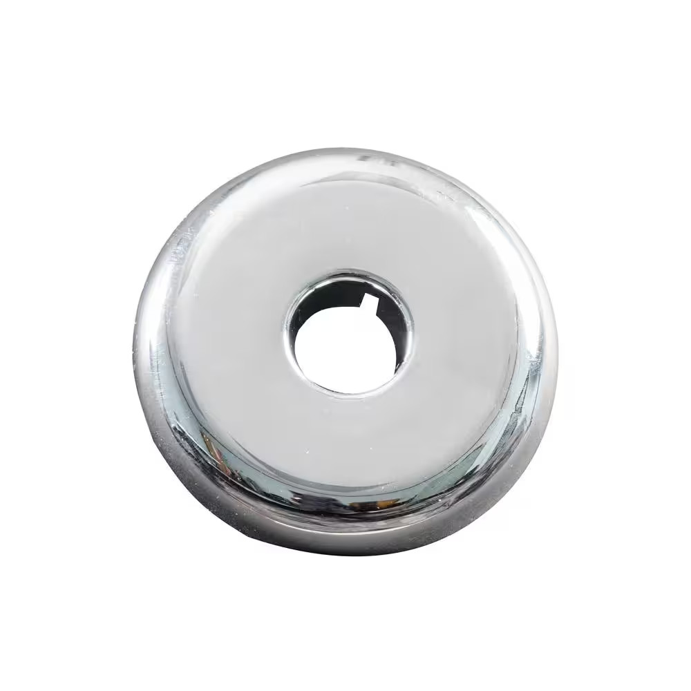 1/2 In. Chrome-Plated Plastic Copper Tube Size Flange Escutcheon Plate gallery