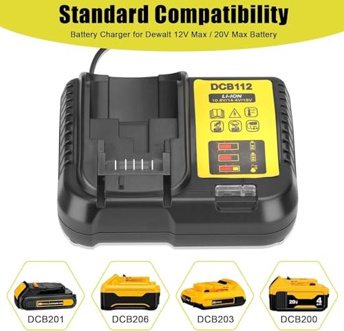 18V Fast Charger Compatible for De Walt 20V Max Battery, DCB107 DCB115 DCB112 gallery