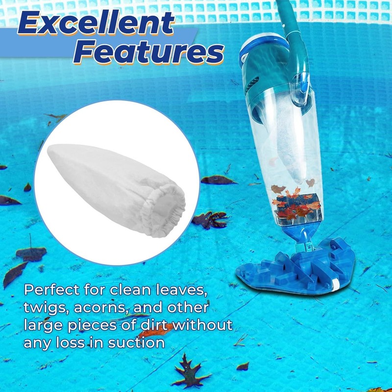 6 Pack Vacuum Filter Cotton Replacement for Pool Blaster & Water Tech... gallery