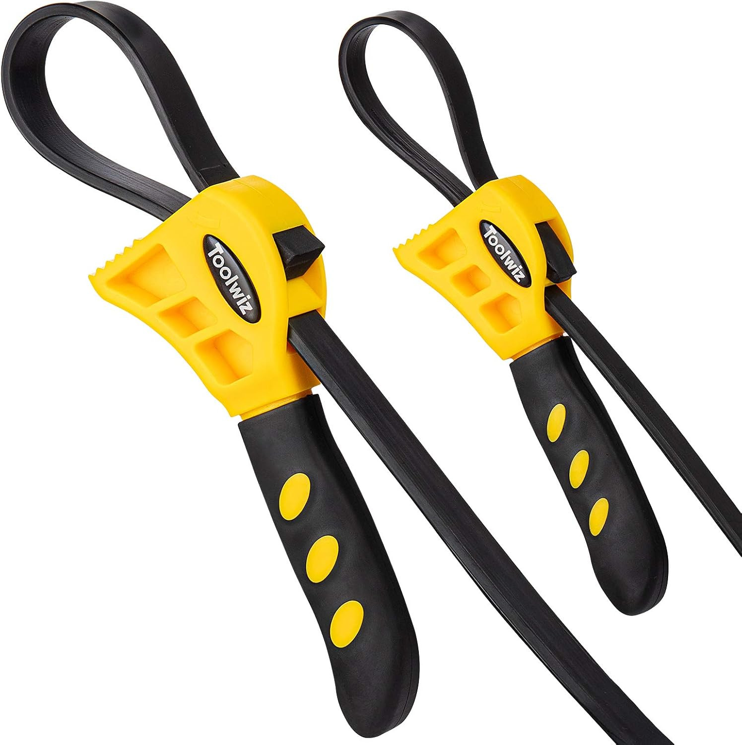 Rubber Strap Wrench Set for Pipes below 6" (150Mm) & 4" (100Mm) – Reinforced Adj gallery