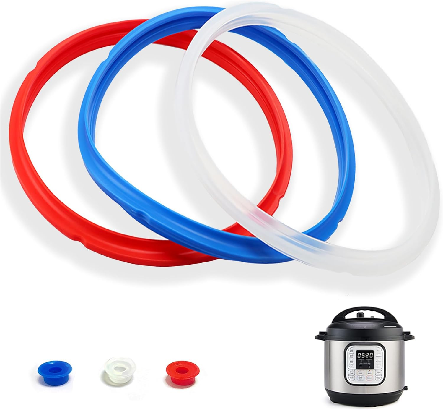 3 Pack Sealing Ring 3 Qt for Instant Pot Sealing Rings for Mini 3 Qt Insta Pot, gallery