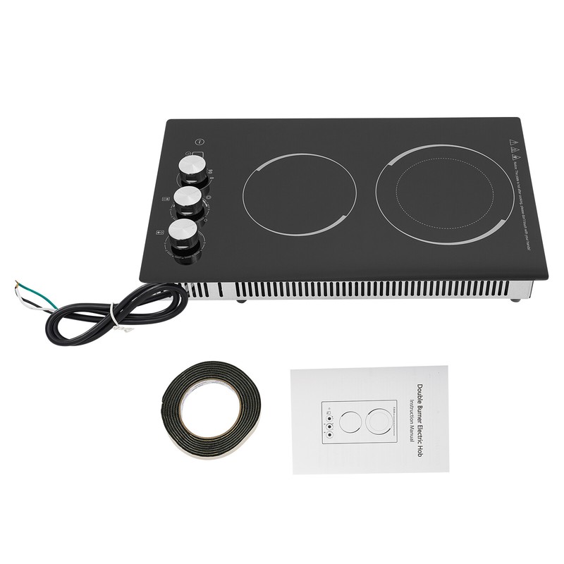 Knob Control 90 Min Timer Electric 1100w Cooktop Embedded Cooktops For Home gallery