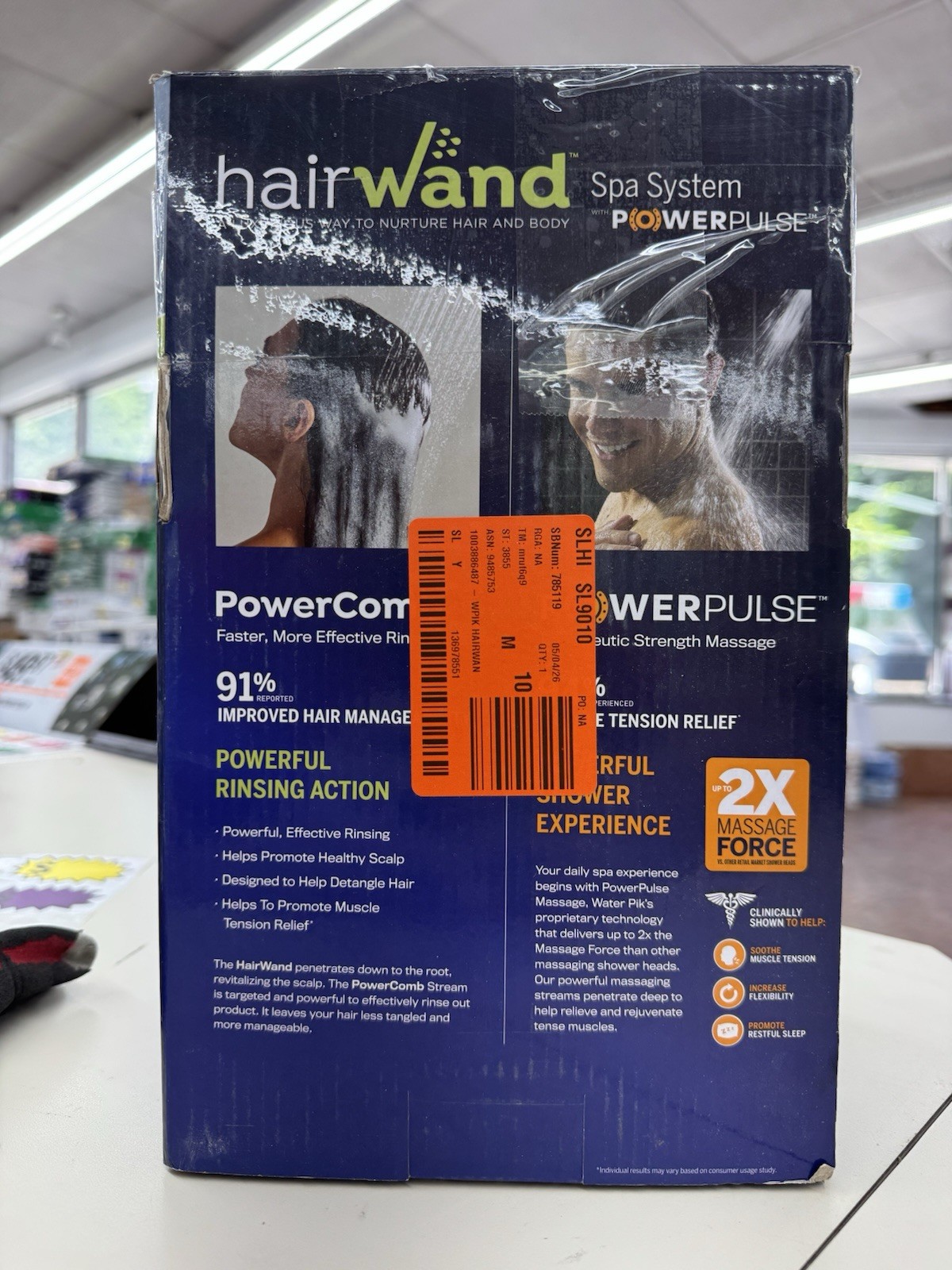 Waterpik Handheld 12-Spray Dual Showerhead Chrome 1.7-2gpm 5" Diameter gallery
