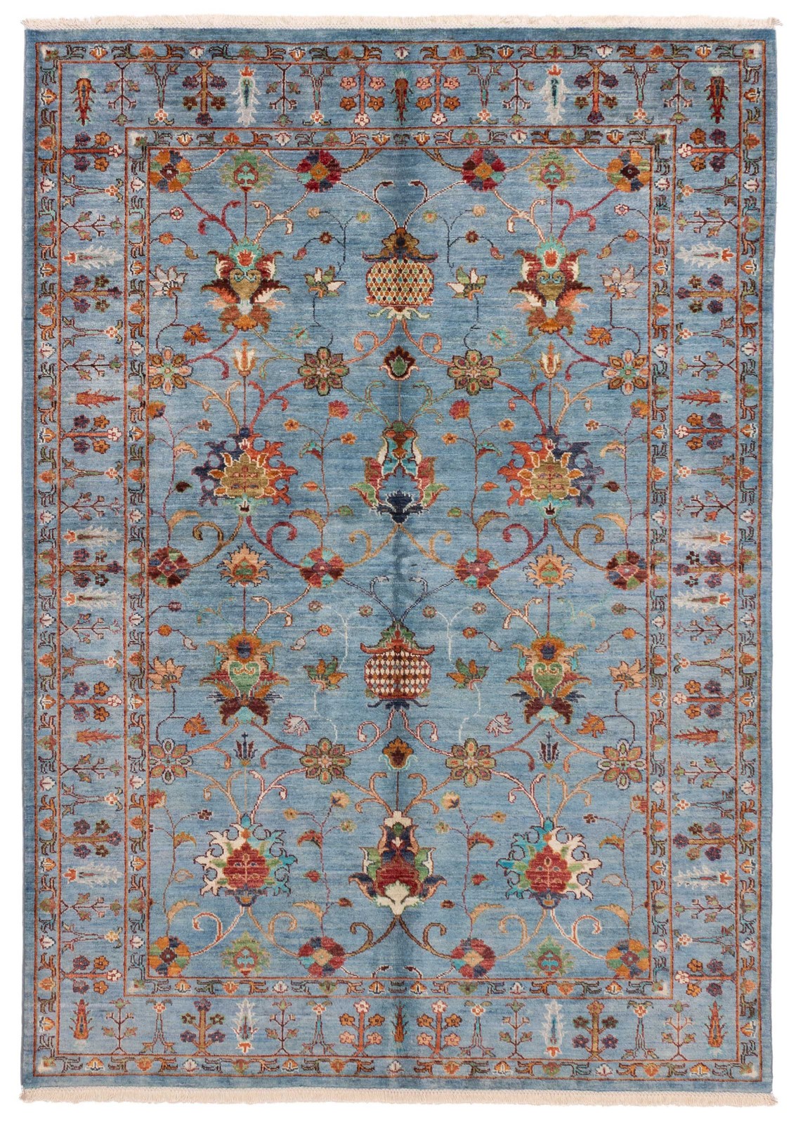 Hand Knotted Area Rug 5'7" x 7'9" Traditional Oriental Wool Carpet gallery