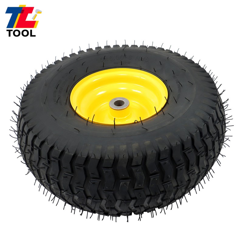 2PCS For John Deere Riding Mowers Replacement 15 x 6.00-6" Tires Assembly 464881 gallery