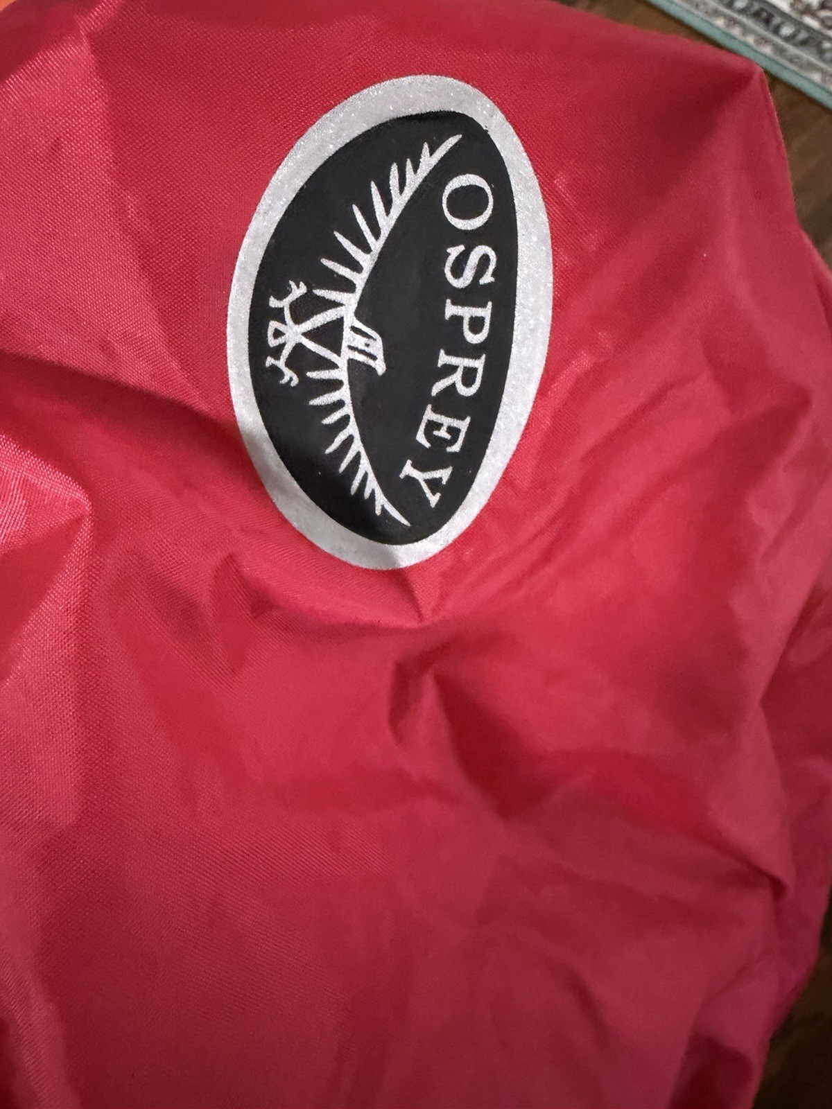 Osprey Rain Cover for Backpacking Pack, Size Small  Red