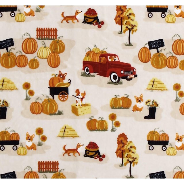 NWT HARVEST PUMPKIN PATCH VELVET PLUSH THROW BLANKET 50 X 60 gallery