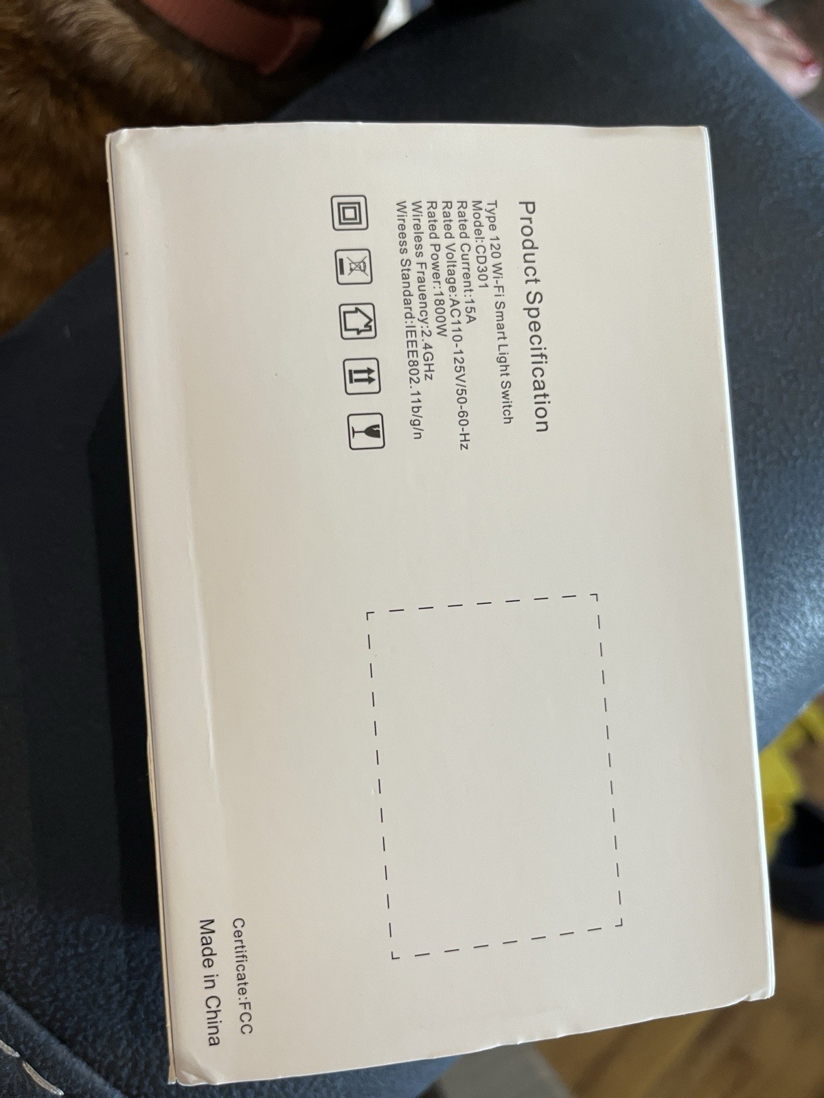 SMART LIFE Wi-Fi Touch Wall Smart Light Switch, White, 101-120V, 15A Alexa gallery