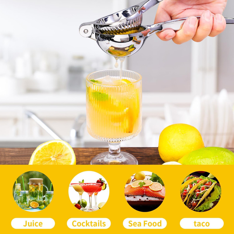 Lemon Squeezer, Max Extraction Hand Press Lemon Juicer, Heavy Duty Manual Orange gallery
