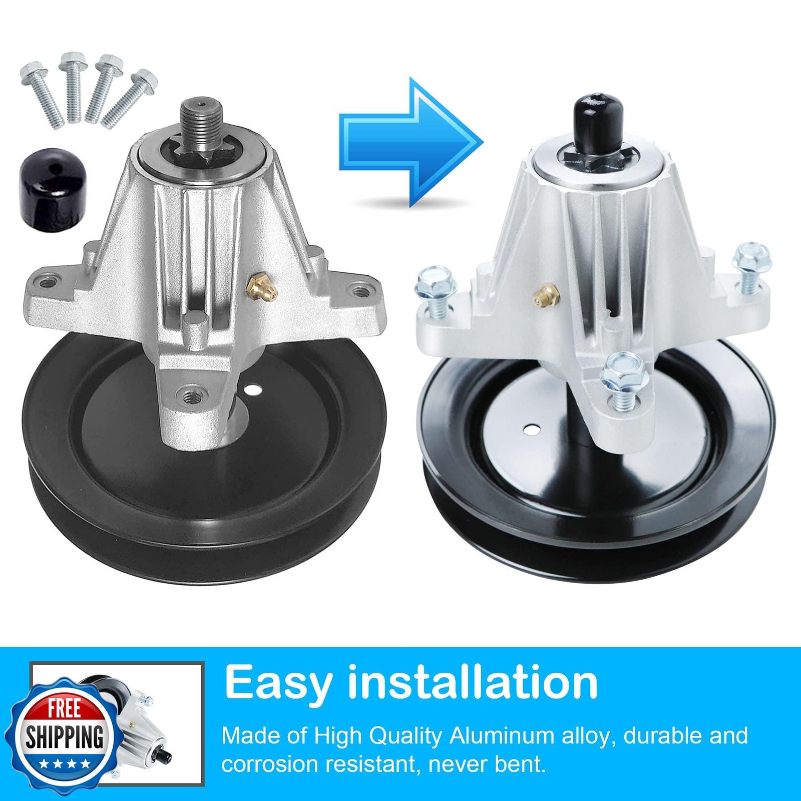 PetMigo 918-04822b Spindle Assembly Compatible with 42" Decks for Cub Cadet/M gallery