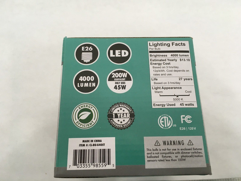 NEW 4-Panel Adjustable Utility Light 200W E26 LED 5000K Non-Dimmable 4000 Lumens gallery