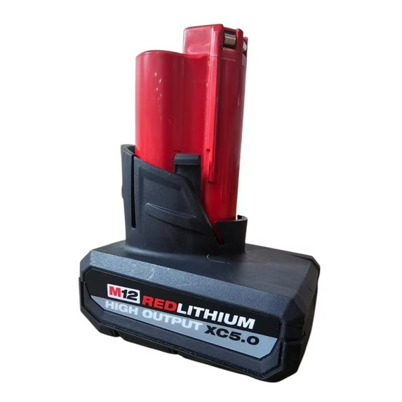 Milwaukee M12 High Output XC5.0 Lithium-Ion Battery Pack - Red (48-11-2450) gallery