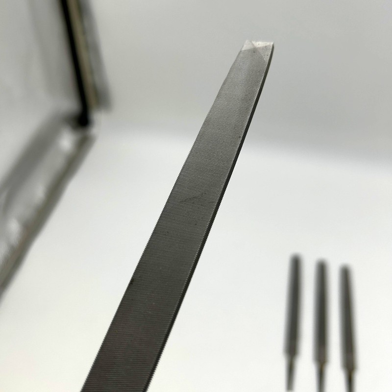 Nicholson 6" Flat Double / Single Cut Smooth File 03533N Rectangular w/ Tang 4pk gallery