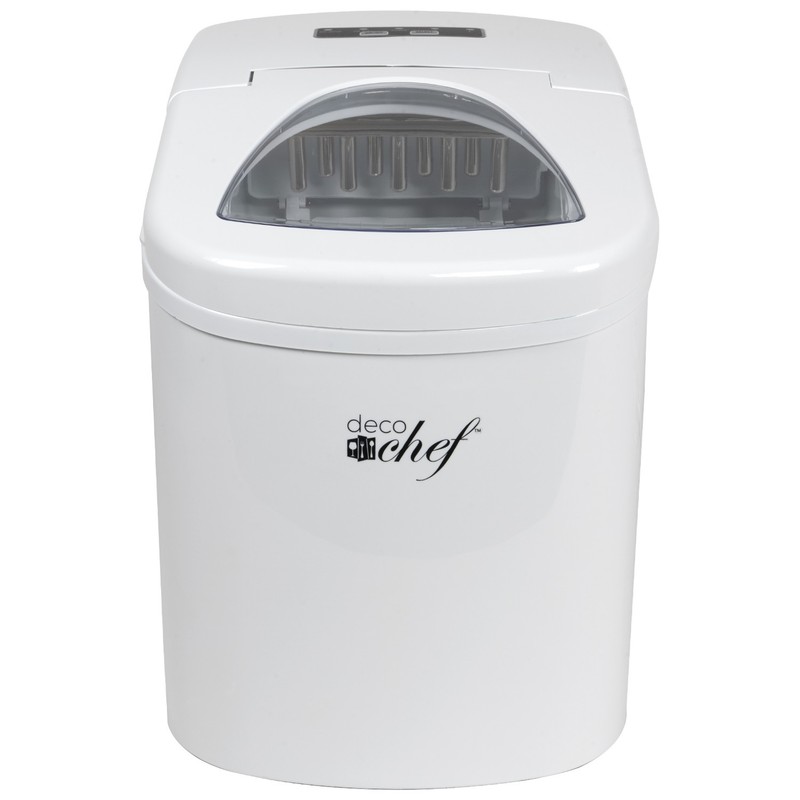 Deco Chef White Compact Electric Ice Maker | (IMWHT) | Top Load | 26 Lbs Per Day gallery