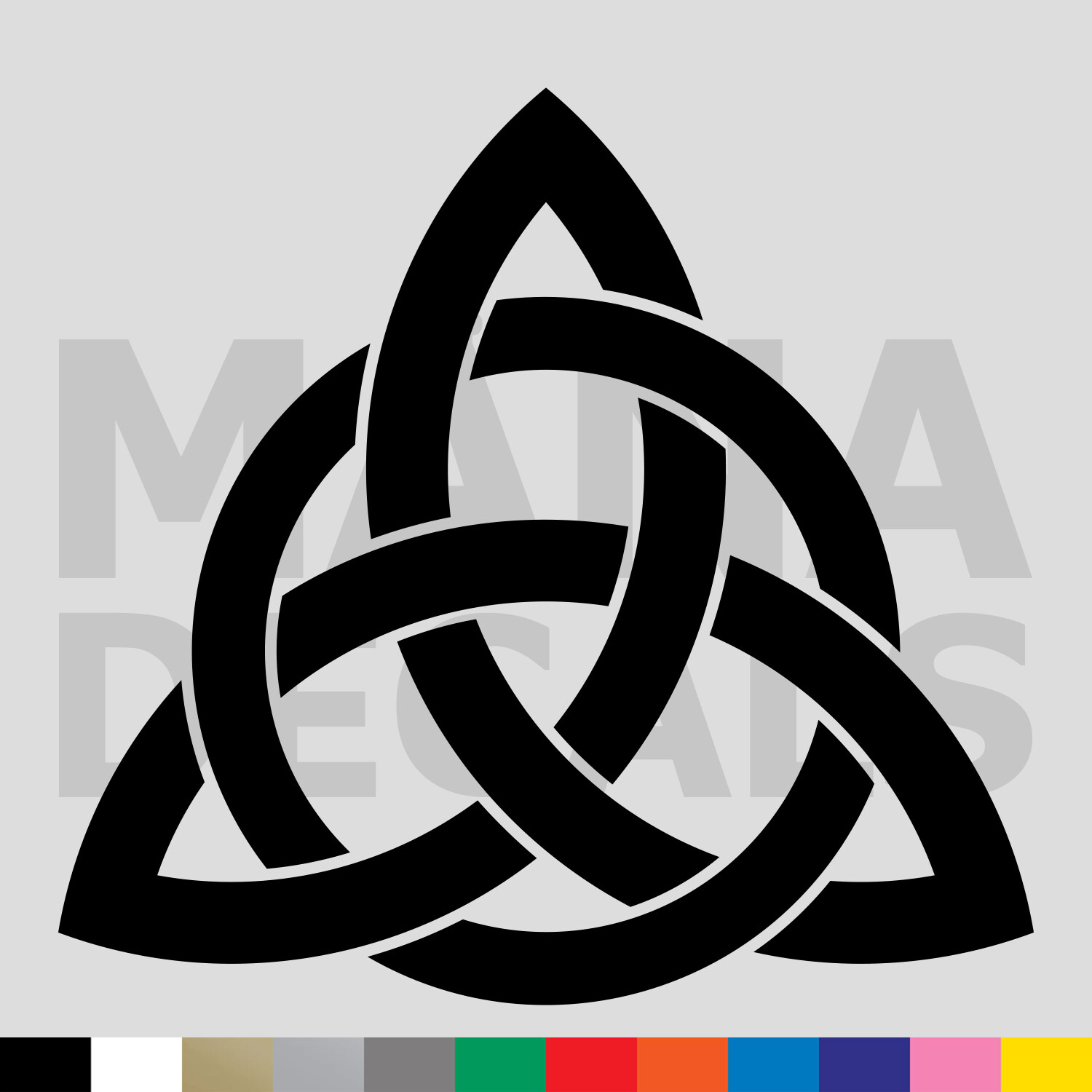 Trinity Vinyl Die Cut Decal Sticker - Triquetra Christian Religious Celtic Knot gallery