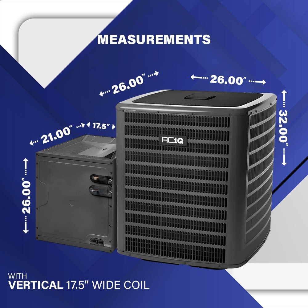 3 Ton AC Unit, R32 Central Air Conditioning Condenser & Evaporator Coil System gallery