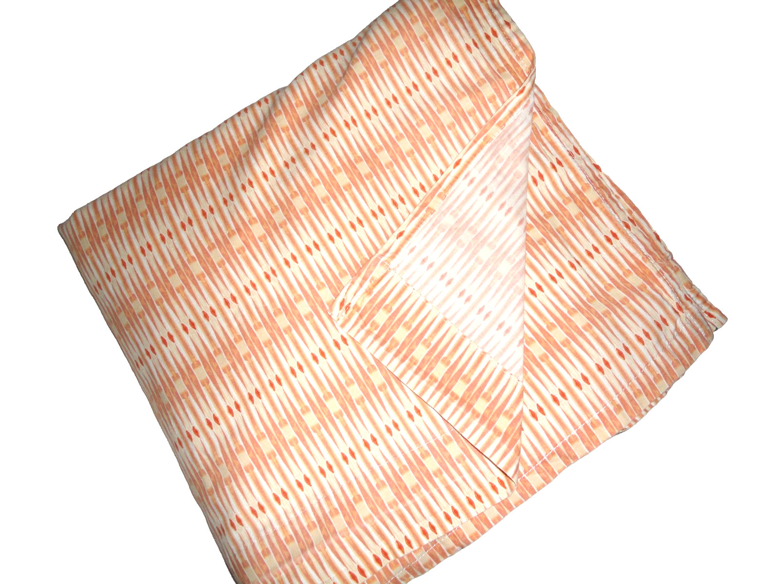 OPAL HOUSE Kaylo Global ORANGE/RUST ABSTRACT KING/CAL KING FLAT SHEET 100X102 gallery