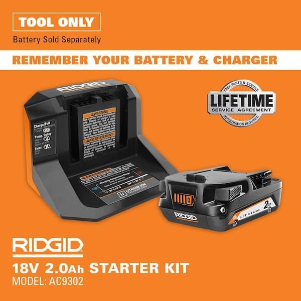 RIDGID Battery Powered 18V Backpack Sprayer 4 Gal Adjustable Flow Rate Tool Only gallery