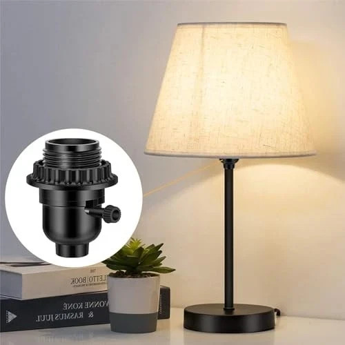 UL Listed E26 Light Socket, Threaded Lamp Socket Replacement with ON/Off Switch gallery