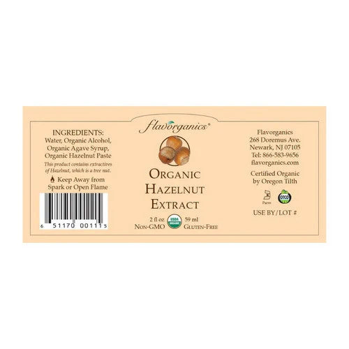 Organic Hazelnut Extract 2 Oz By Flavorganics gallery