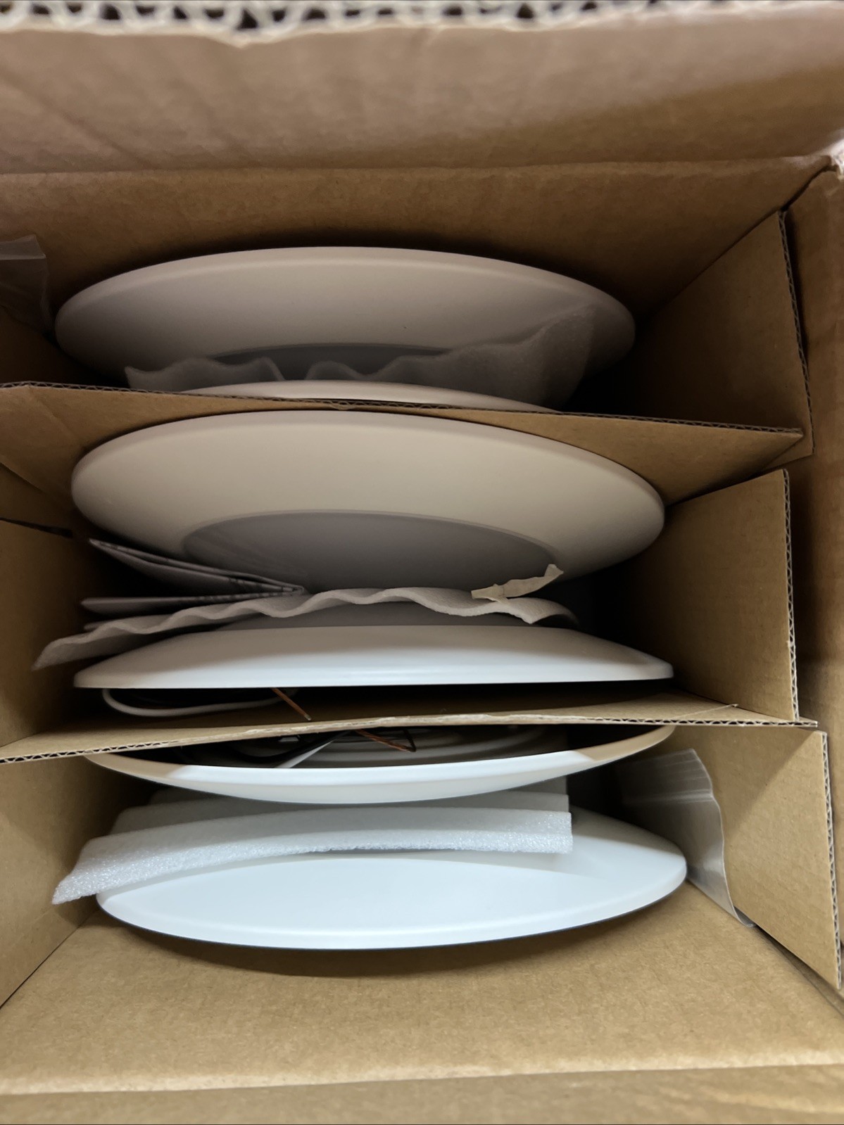 HALO 6” 3000K Surface Light LED Recessed Light Trim (6-Pack) HLC6099301EWH-6BP gallery