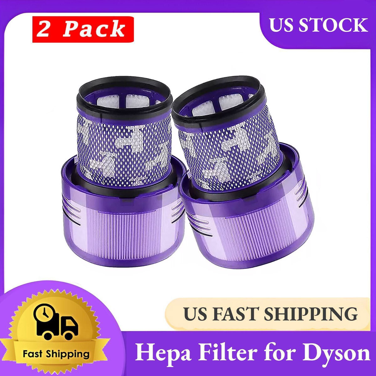 2 X Hepa Filter for Dyson V11 Outsize, V15 Outsize, SV16 Outsize Cordless Vacuum gallery