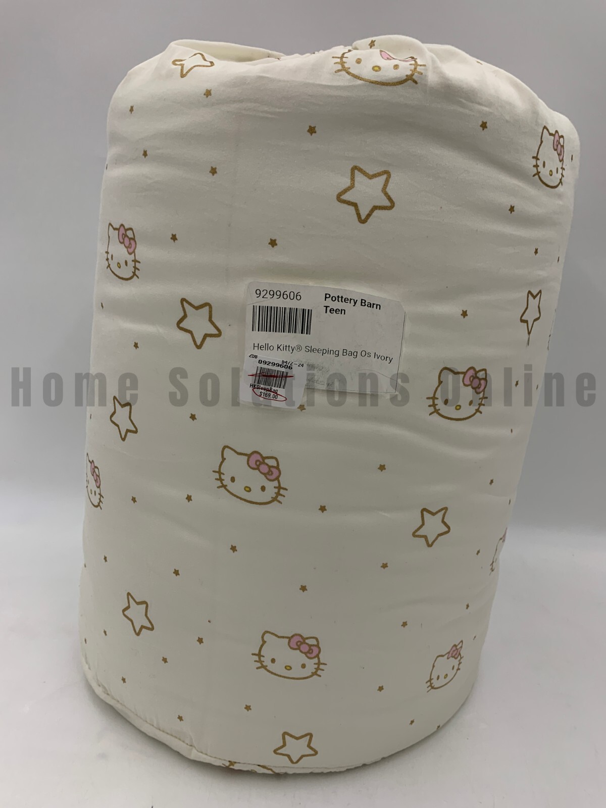 Pottery Barn Teen Hello Kitty Sleeping Bag Ivory 64 x 75 in #A17C gallery