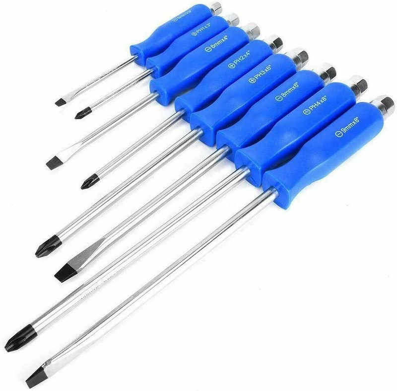 VCT 8pc Piece Hammer Head Screwdriver Commercial Grade Set Magnetic Tip gallery