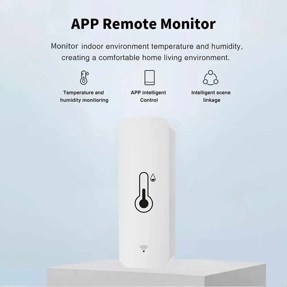 WiFi Wireless Humidity Temperature Detector Smart Home Monitoring Sensor gallery