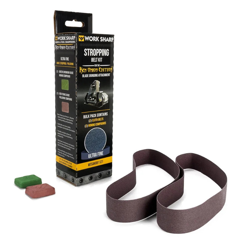 Work Sharp® Cloth Stropping Belt Kit for the Ken Onion Blade Grinding Attachment gallery
