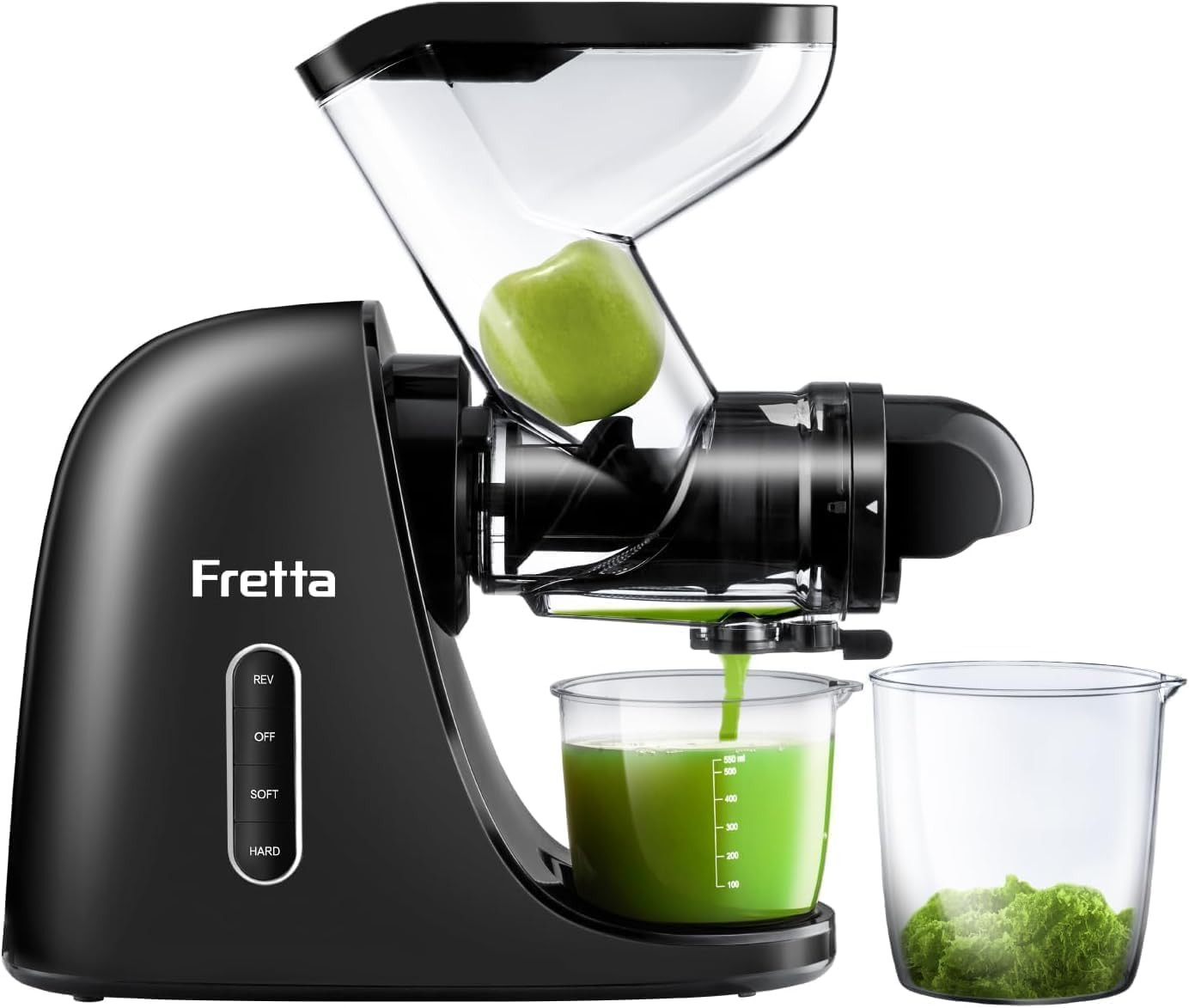 Cold Press Juicer, BPA Free, Easy Clean, 3-Inch Chute, Quiet 200W Masticating gallery