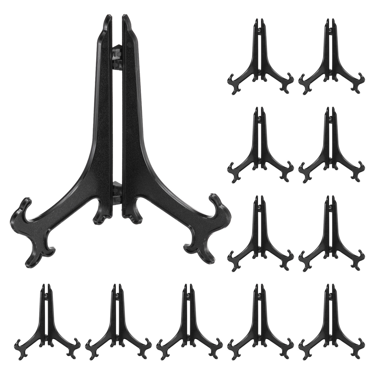 8" Acrylic Plate Stands for Display Stand Plate Holder Black 5Pack gallery