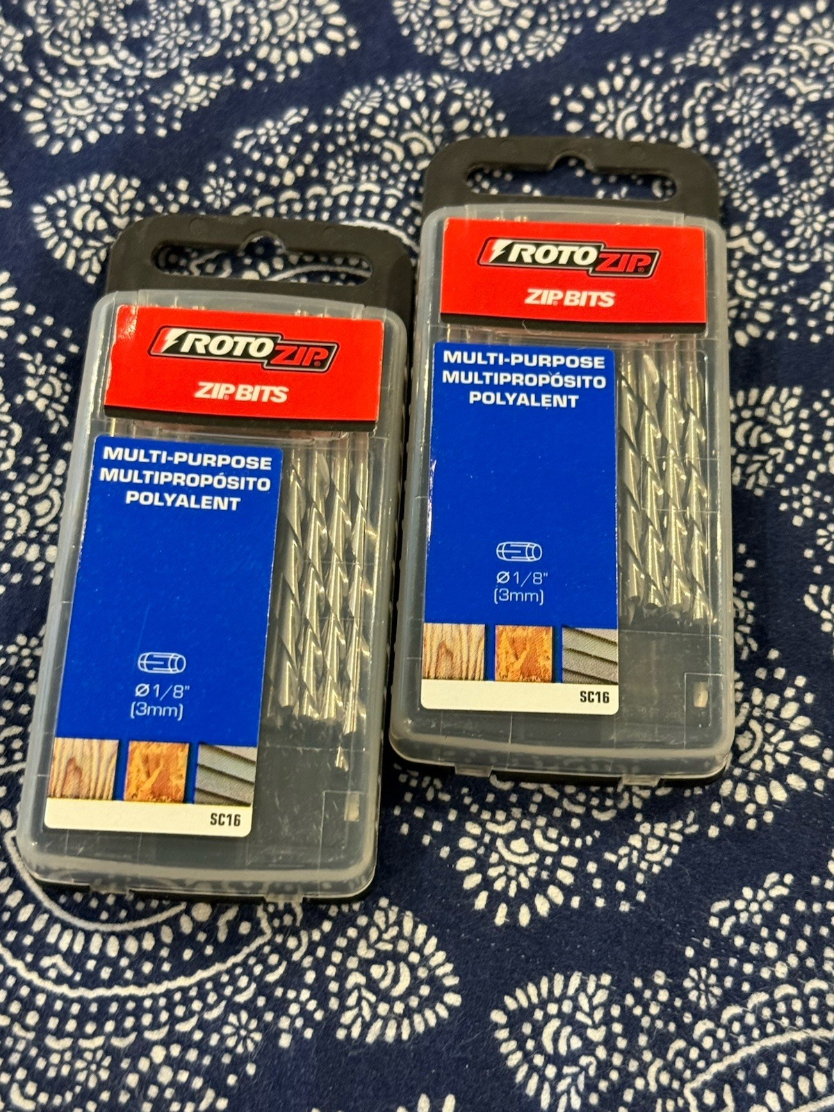 2X NEW RotoZip SC16 1/8” Zip Bits for Wood, Plastic, Fiberglass, Siding gallery