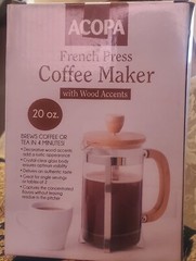 FRENCH PRESS Coffee Maker 20 OZ Brews rich flavorful coffee in 4 minutes