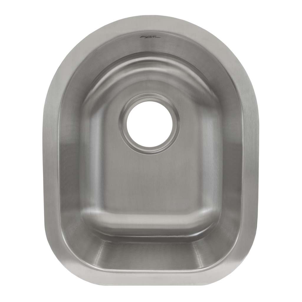 14 in Undermount Stainless Steel Single Bowl Bar or Prep 17 " x 13 5/8" x 7" gallery