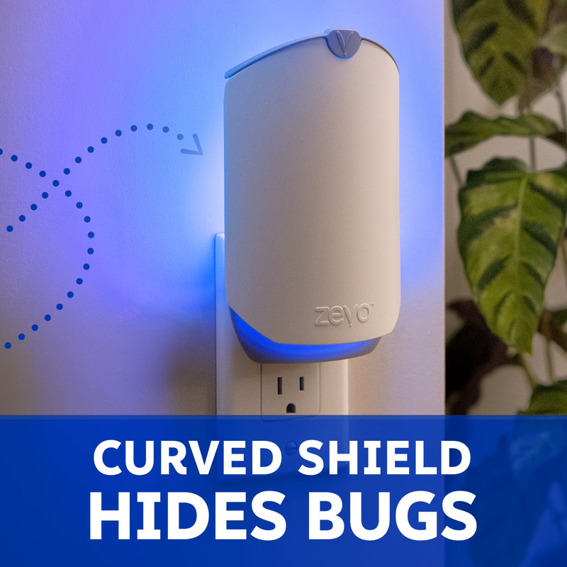 Zevo Flying Insect Trap Plug-In Starter Kit UV Light for Gnats Fruit Flies gallery