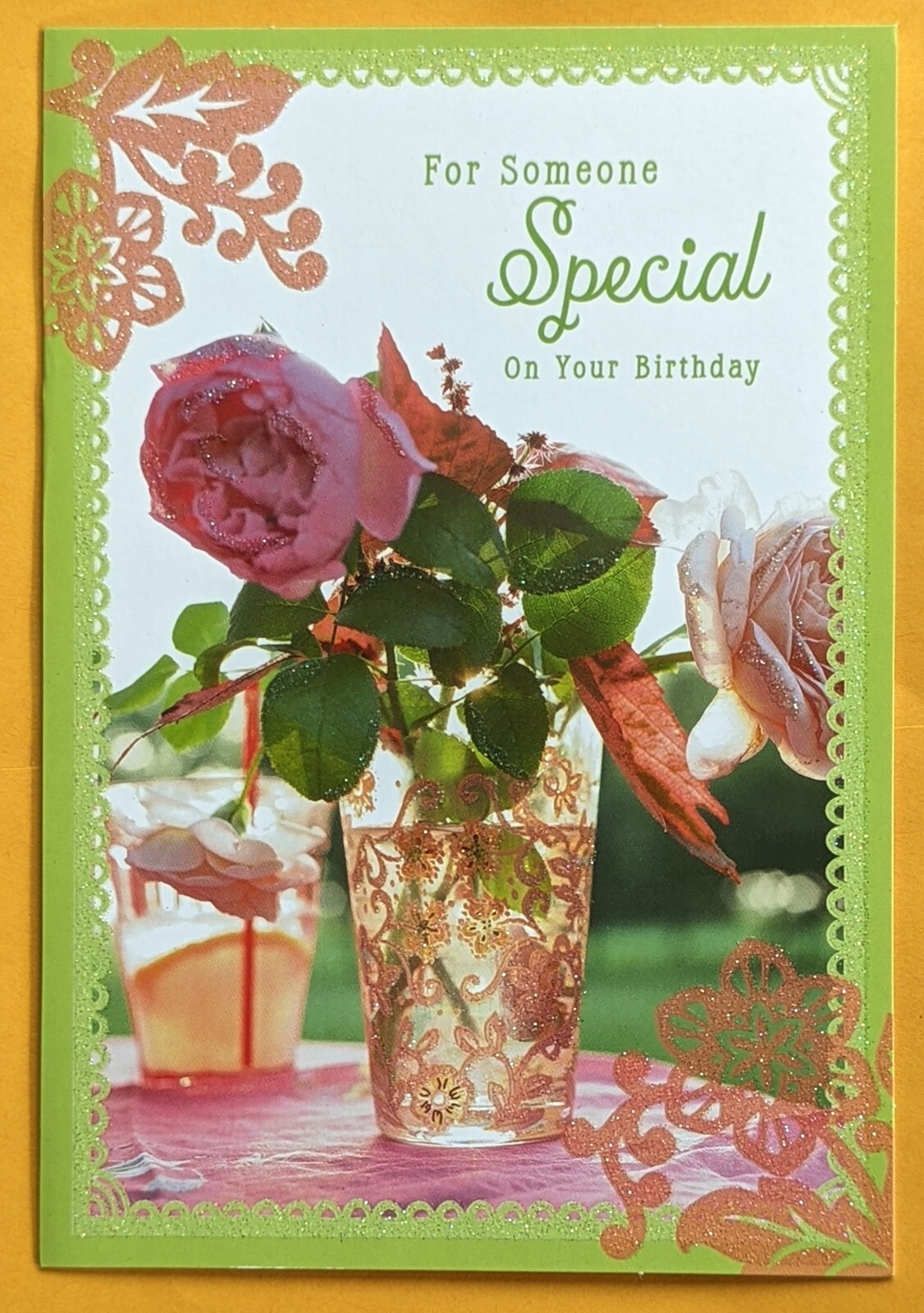 "For Someone Special On Your Birthday". Birthday Greeting Card (+Envelope 5x7") gallery