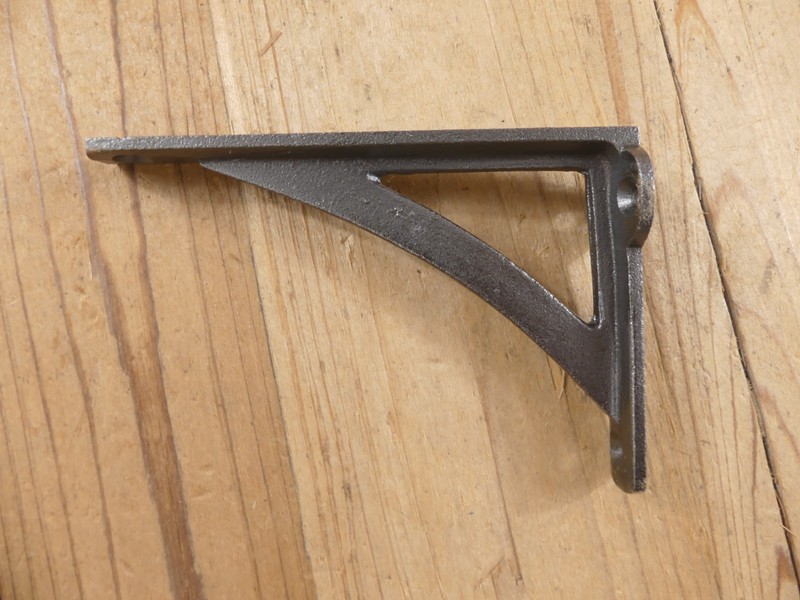 4 Cast Iron ANGLE Brackets Braces Shelf Bracket Corbels Shelf Small 4 1/2" X 3 gallery