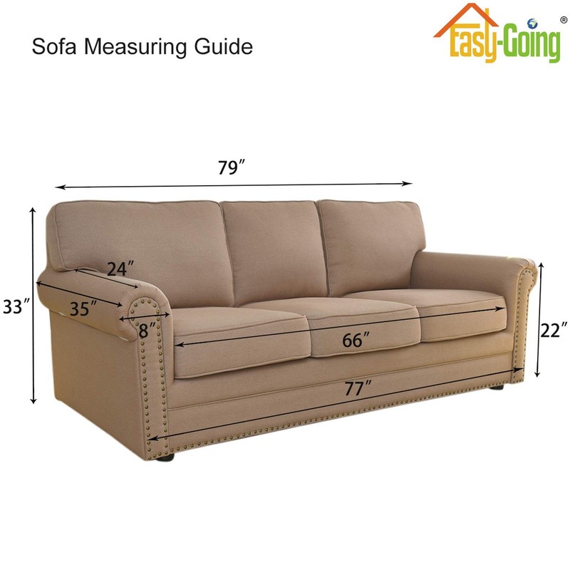 Easy-Going Stretch Sofa Slipcover 1-Piece Cover Large Sofa, Ash Rose gallery