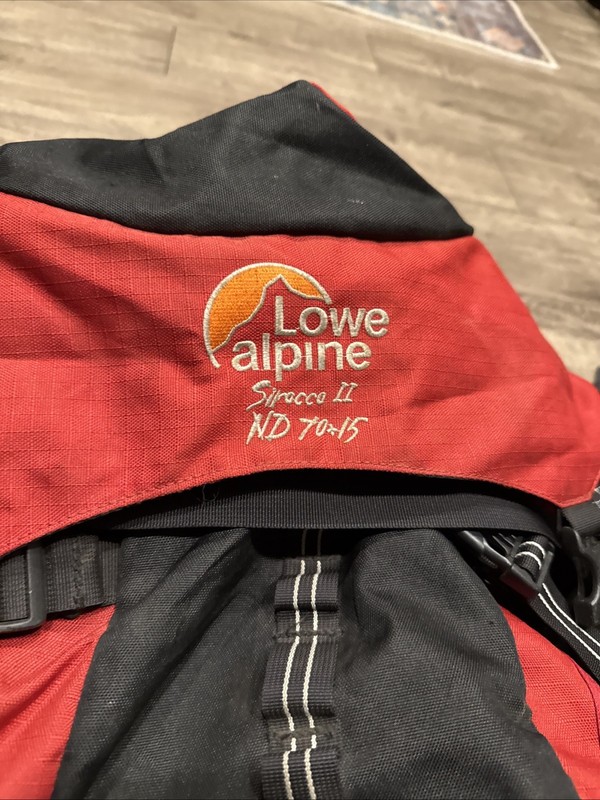 Lowe Alpine Sirocco 2 II ND 70+15 BackPack  Adjustable Hiking Pack Small 3