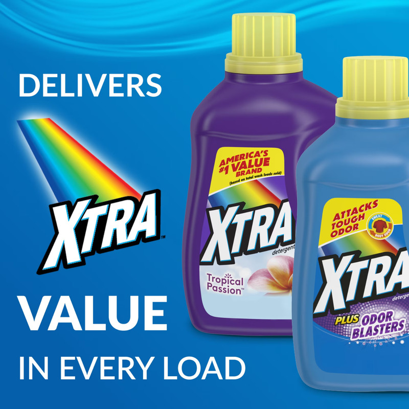 (2 Pack) Xtra Liquid Laundry Detergent Calypso Fresh Scent 312 fl oz, 260 Loads gallery