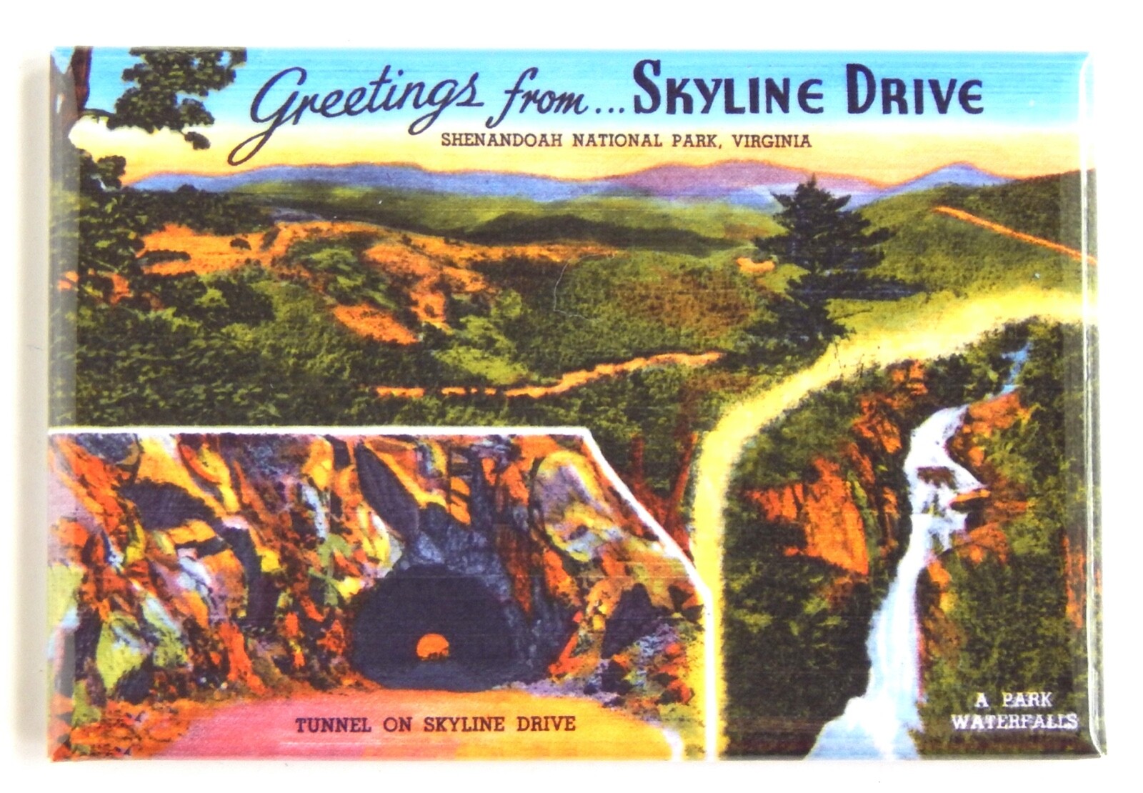 Greetings from Skyline Drive Virginia FRIDGE MAGNET travel souvenir "style C" gallery