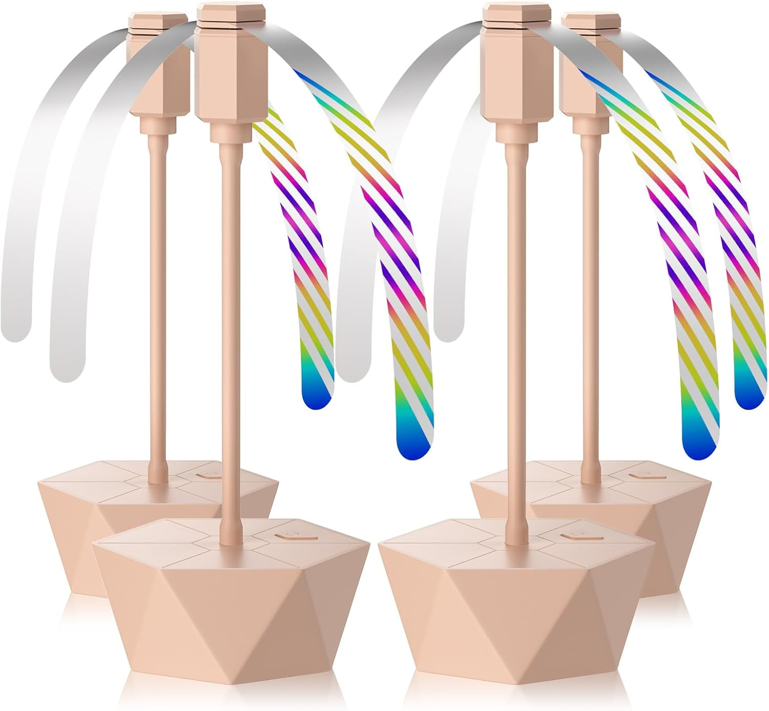 Portable Battery Powered Fly Fans for Tables up to 15 Hours Working Time, 4-Pack gallery