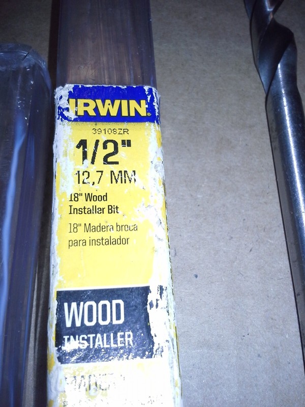 Irwin Speedbor 1/2" 12,7 mm drill bit #39108ZR. VGC. Rust on Metal gallery