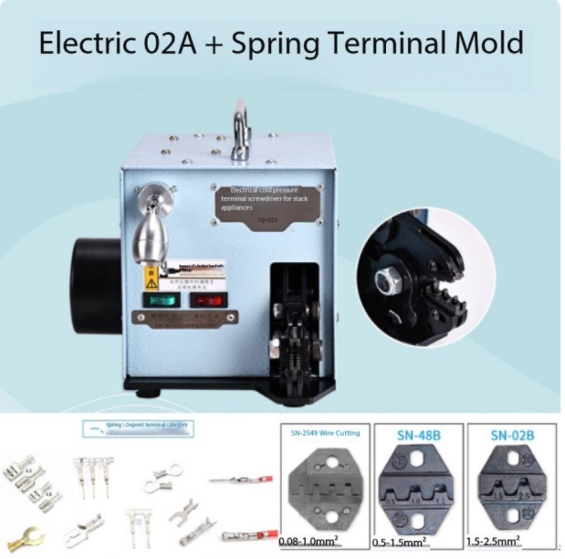 AC220V50Hz Cold Terminal Crimping Machine Electric Cold Pressing Terminal gallery