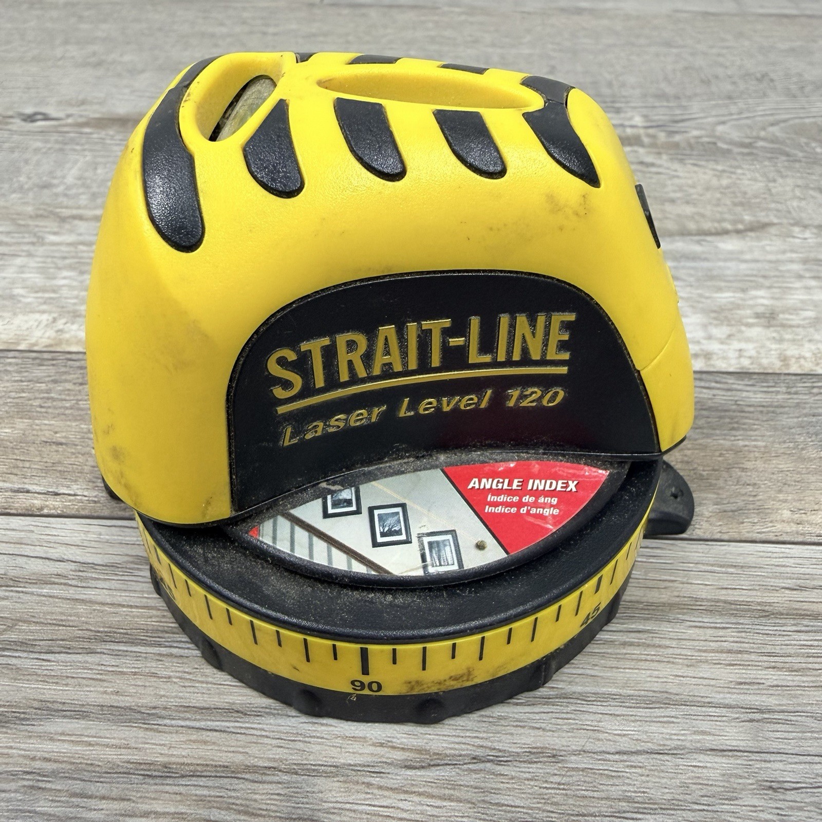 Strait-Line Laser Level 120 4xBrighter Level Plumb 360 Rotation AA Battery EXC gallery