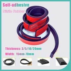 Self-adhesive Nitrile Rubber Flat Strip Sealing Strips waterproof Wide 15mm-70mm